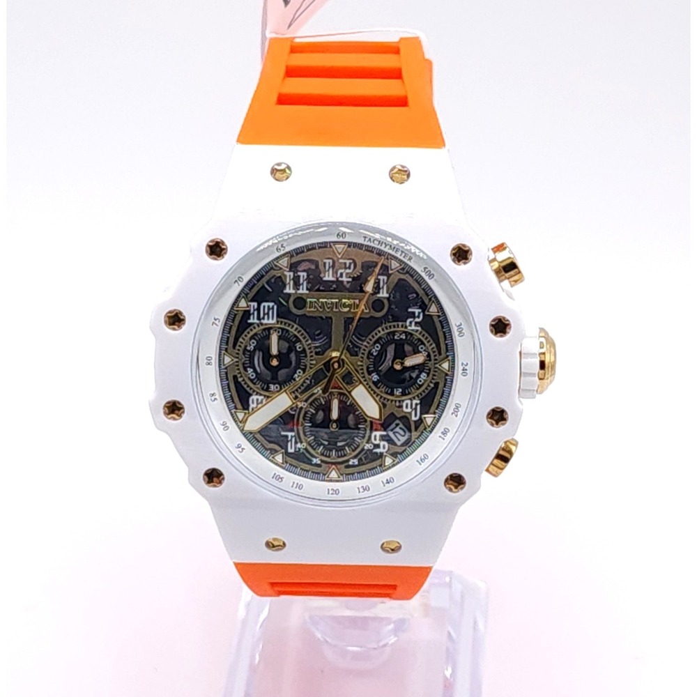 Invicta Vaulthan 69651 Orange Watch New
